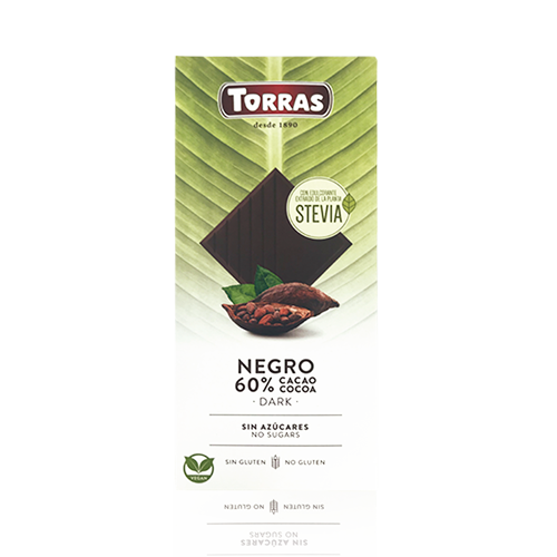 Xocolata Stevia Negra (100 g) Torras