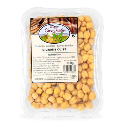 Garbanzos Cocidos 400g Can Guidic