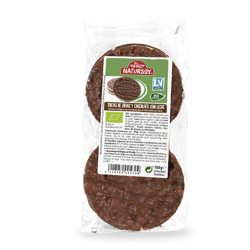 Tortas Arroz/ Chocolate (100 g) Natursoy