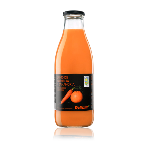 Zumo de Zanahoria y Naranja Bio (1 l) Delizum 