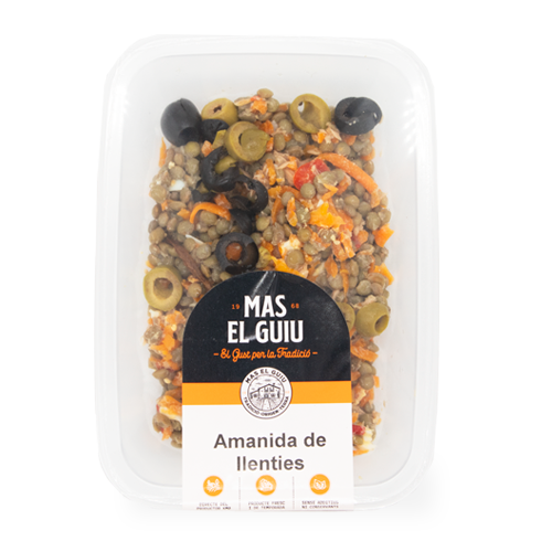 Ensalada de Lentejas (250 g) Mas el Guiu