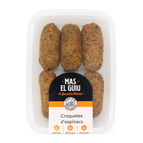 Croquetas de Espinacas (6 u.) Mas el Guiu