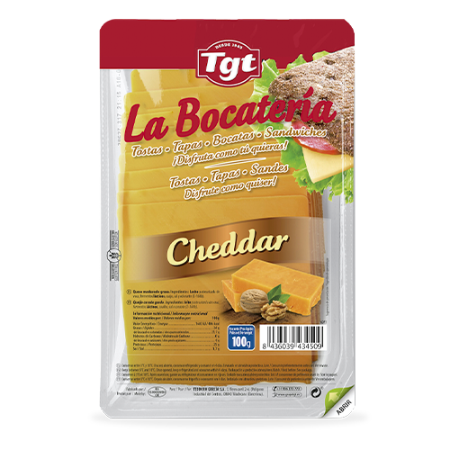 Queso Cheddar Lonchas (100 g) La Bocatería