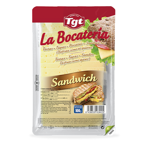  Queso Sandwich Lonchas (100 g) La Bocateria