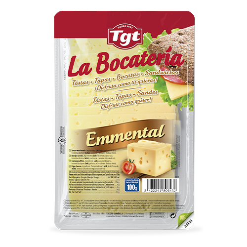 Formatge Emmental Rodanxes (100 g) La Bocatería