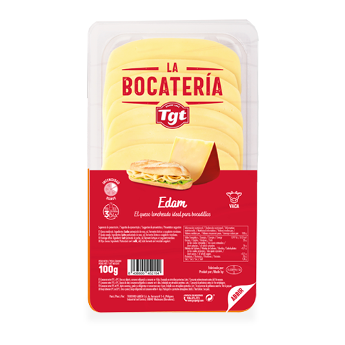 Formatge Edam Rodanxes (100 g) La Bocatería