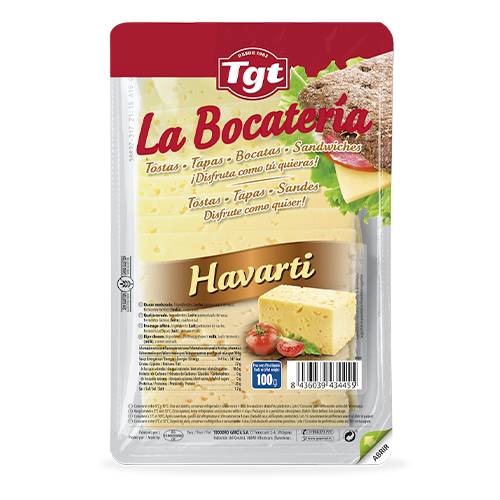 Formatge Havarti Rodanxes (100 g) La Bocatería