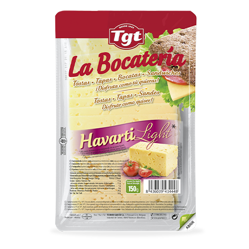 Formatge Havarti Light Rodanxes (100 g) La Bocatería 