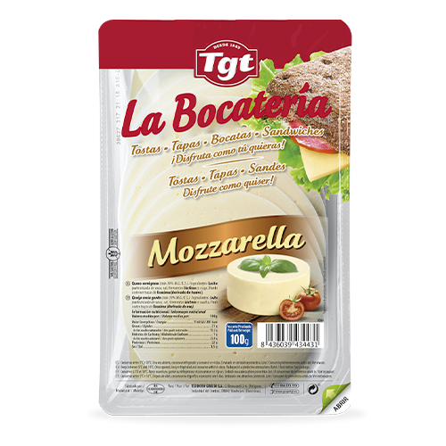 Queso Mozzarella Lonchas (100 g) La Bocateria