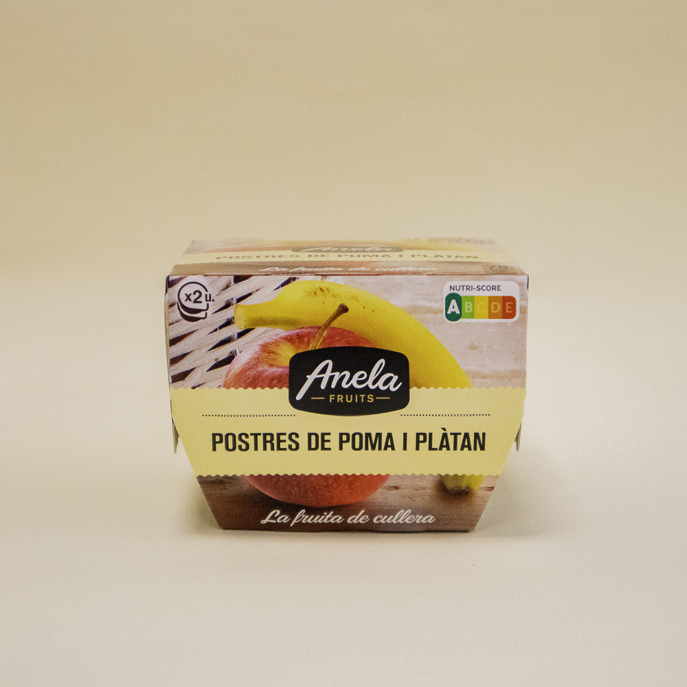 Postre Manzana Plátano Anela