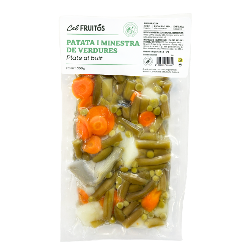 Patata i Minestra Cuita de Verdures (300 g) Cal Fruitós