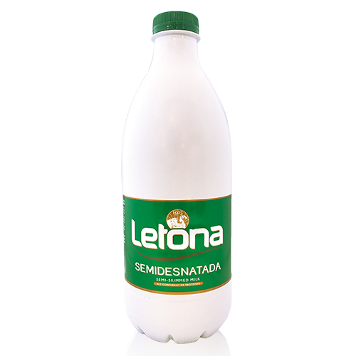 Leche semi (1.5 l) letona  Fruta y verdura Cal Fruitós