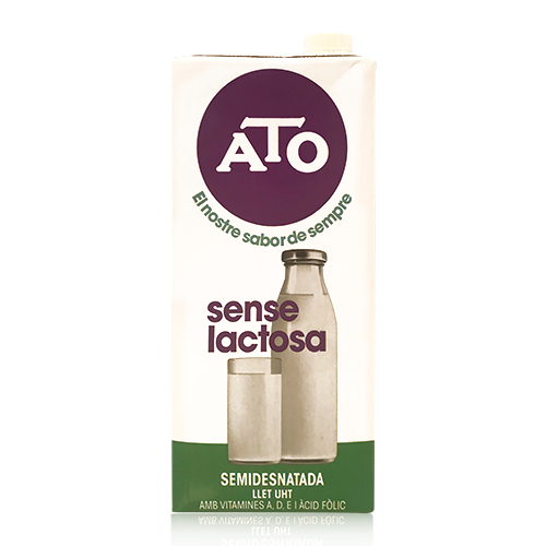 Leche Sin Lactosa Semi (1 l) Ato 
