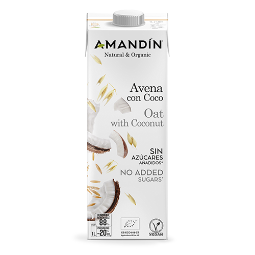 Beguda de Civada amb Coco Bio (1 l) Amandin