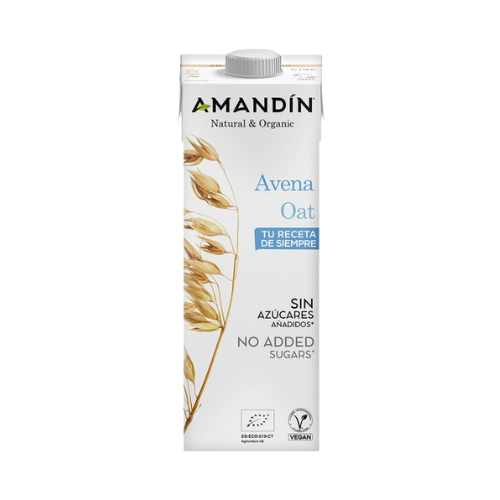 Bebida de Avena con Calcio Bio (1 l) Amandin