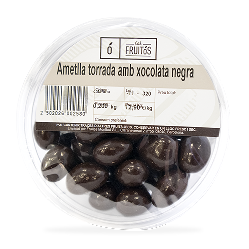 Ametlla Torrada amb Xocolata Negra (200 g)