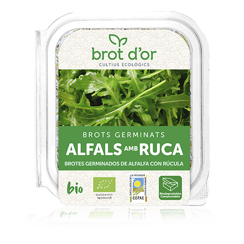 Germinat Bio d' Alfals amb Rúcula (70 g)