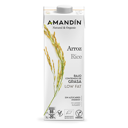 Bebida de Arroz Bio (1 l) Amandin