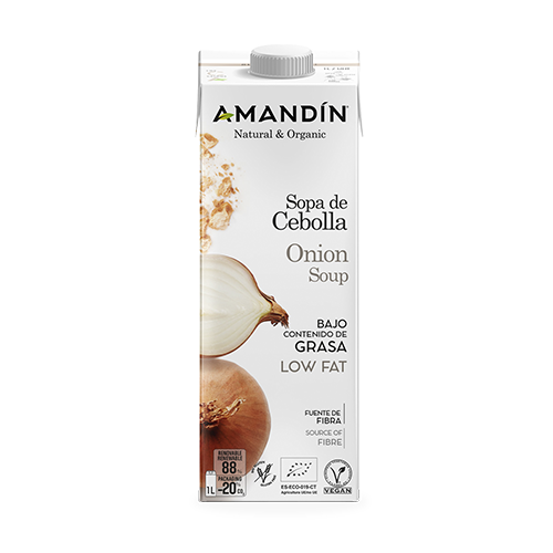 Sopa de Ceba Ecològica (1 l) Amandin 