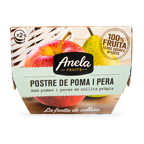 Postre Pera Poma Anela