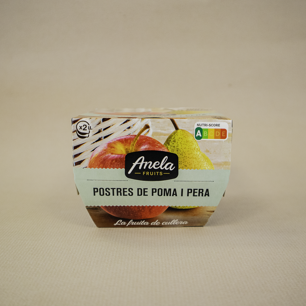 Postre Pera Poma Anela