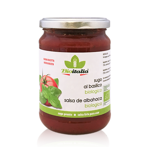 Salsa Al Basilico Bio (350 g) Bioitalia
