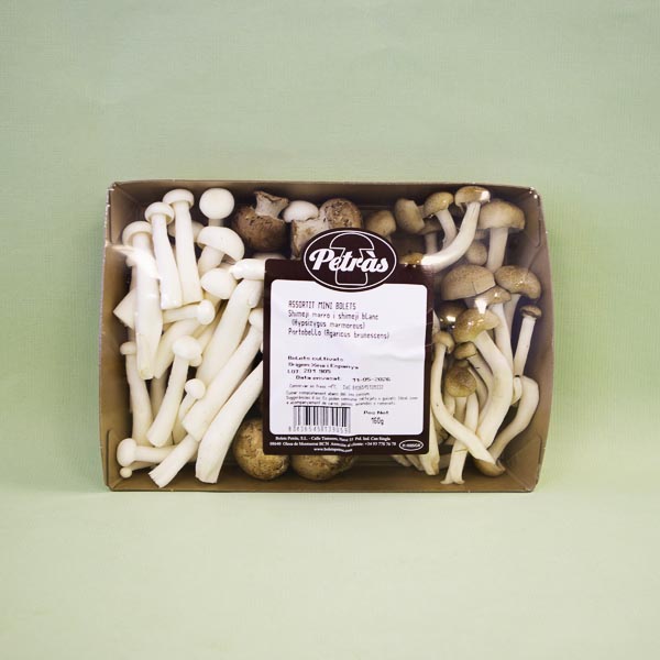 Surtido Setas bandeja 120g Petràs