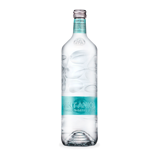 Agua Botella de cristal reciclado (0,75 l) Sant Aniol