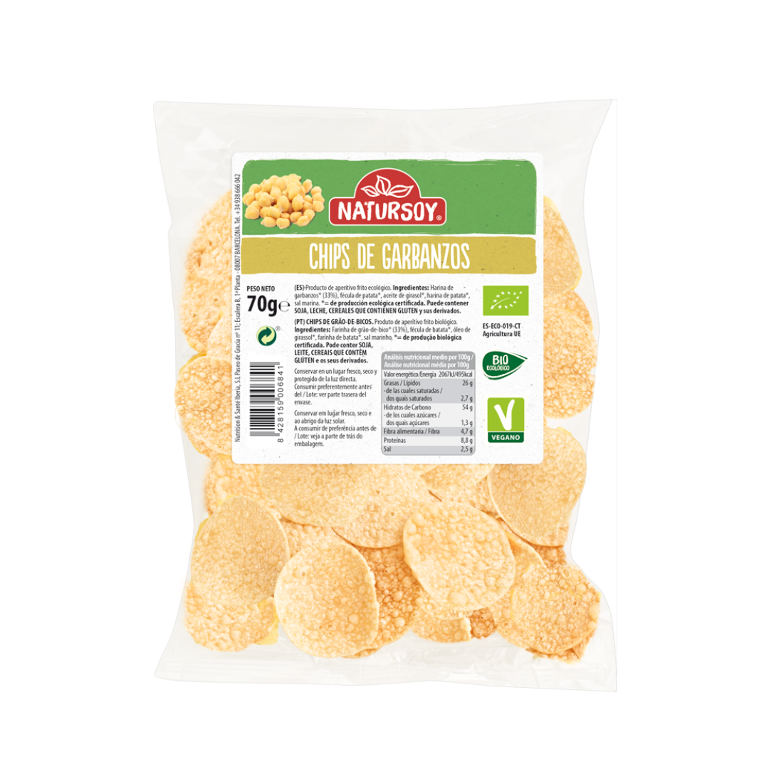 Xips Cigrons (70 g) Natursoy 