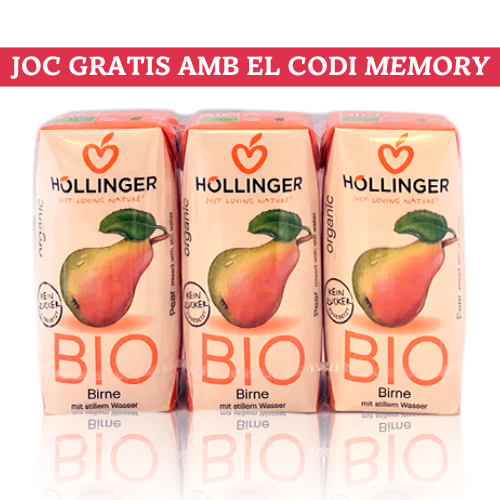Suc de Pera Bio (3x200 ml) Hollinger