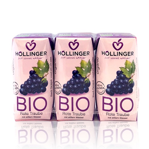Suc de Raïm Vermell Bio (3x200 ml) Hollinger