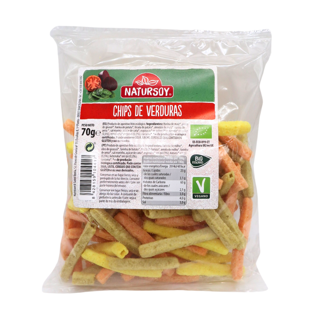 Xips de Verdures (70 g) Natursoy