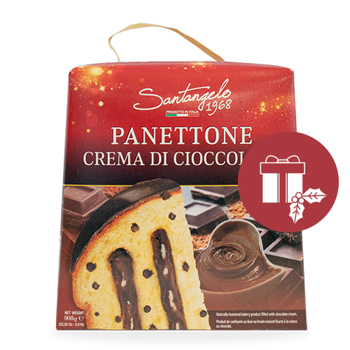 Panettone Alla Crema di Cioccolato 900g Santangelo