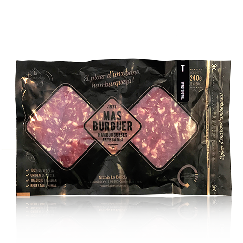 Hamburguesa Tradicional (2x120 g) La Bassola