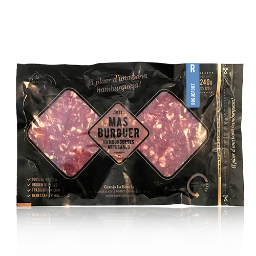 Hamburguesa Roquefort (2x120 g) La Bassola