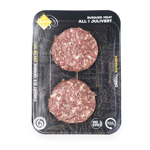 Hamburguesa All i Julivert (2x120 g) La Bassola