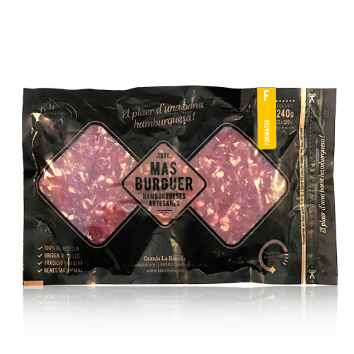 Hamburguesa Queso (2x120 g) La Bassola