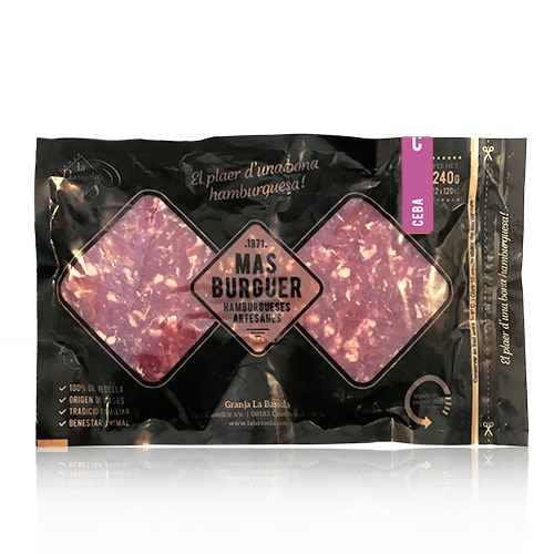 Hamburguesa Cebolla (2x120 g) La Bassola
