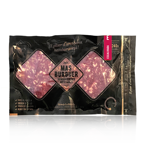 Hamburguesa Escalivada (2x120 g) La Bassola