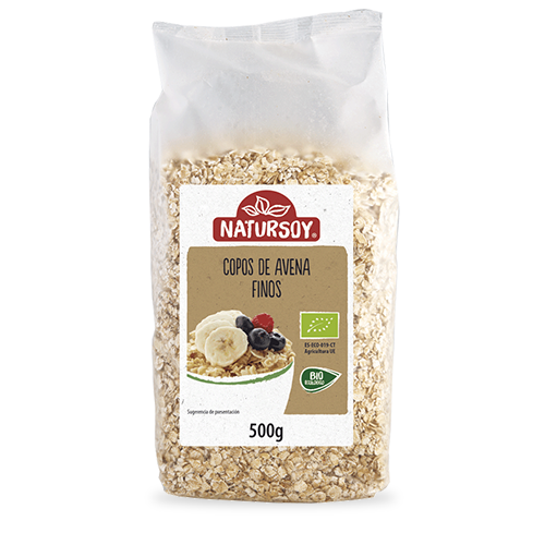 Flocs de Civada Fins (500 g) Natursoy