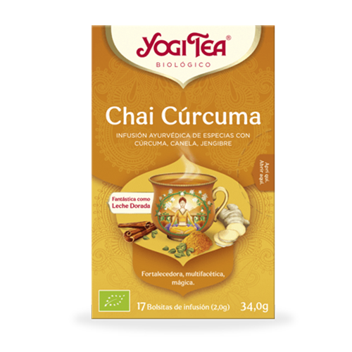 Cúrcuma Chai Yogi Tea 