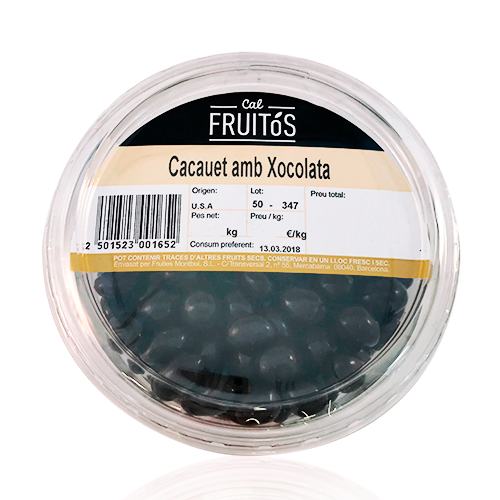 Cacauet amb Xocolata Negra Safata (200 g)