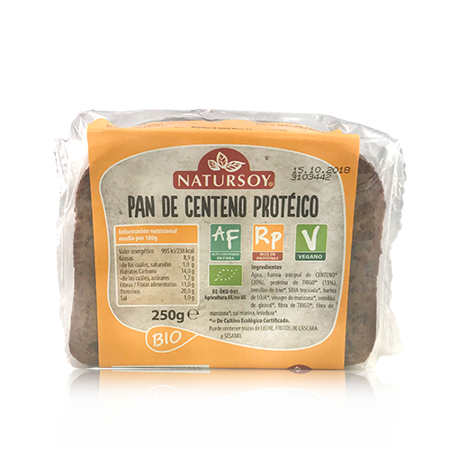 Pa de Sègol proteic (250 g) Natursoy