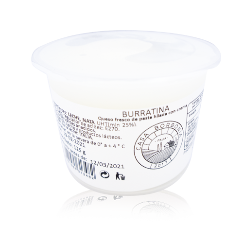 Burrata di Vacca 125g Borbonia