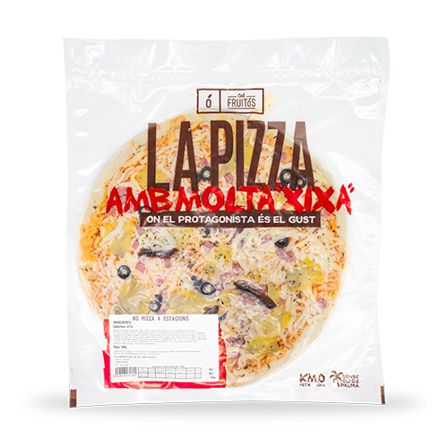 Pizza 4 estacions (370 g) Cal Fruitós