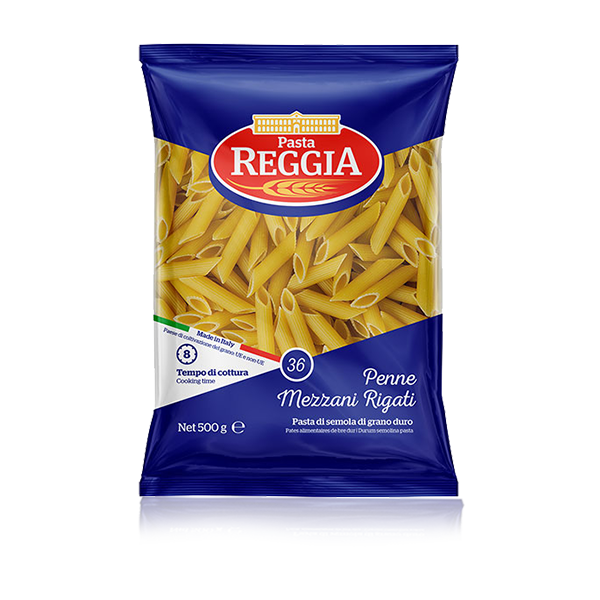 Penne Mezzane Rigate (500 g) Reggia