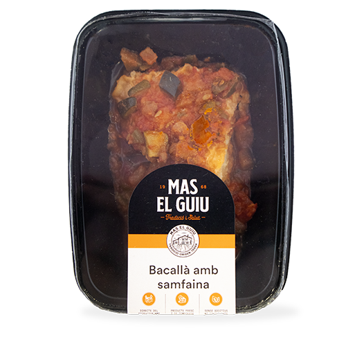 Bacalao con Pisto (250 g) Mas el Guiu