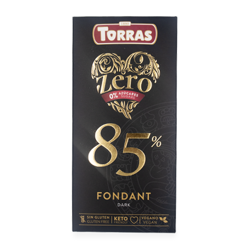 Xocolata Zero Negra 85% (100 g) Torras