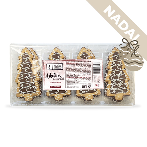 Galetes d'arbrets de nadal 200g Cal Fruitós