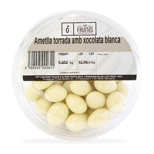 Ametlla Torrada amb Xocolata Blanca (200 g)